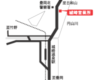 城崎営業所　地図